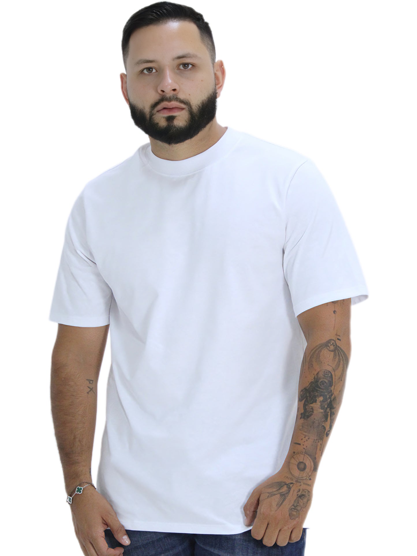 Camiseta cuello grueso caballero