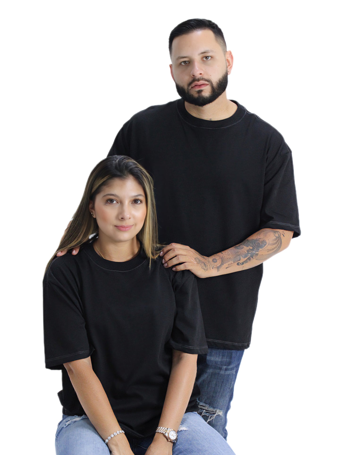 Oversize Hilo Gris unisex