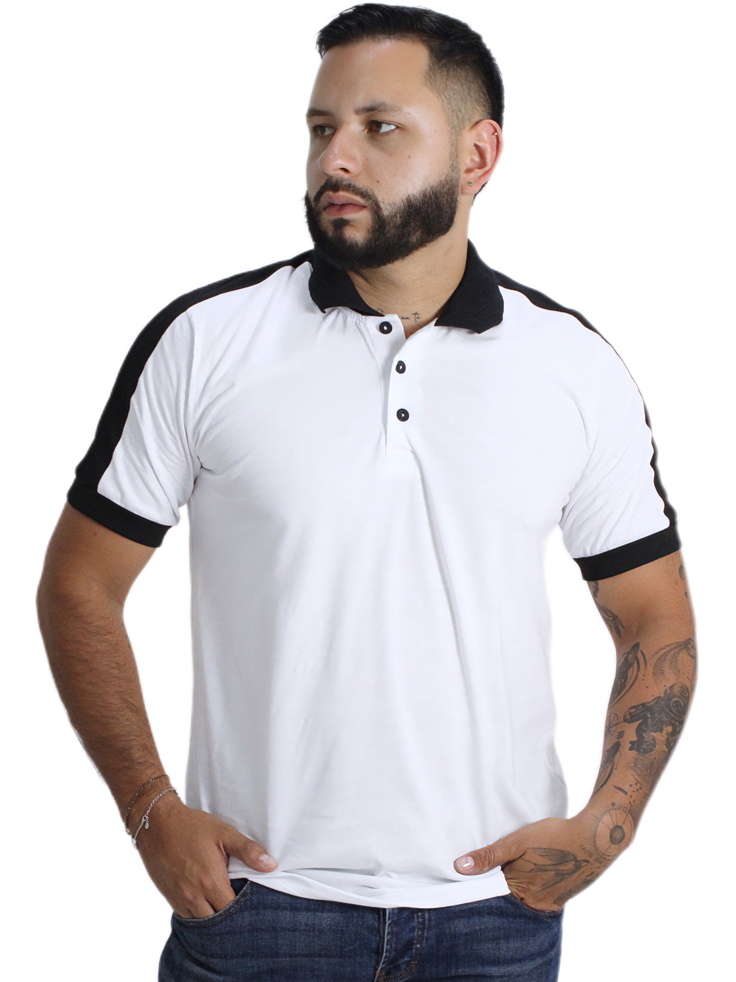 Tipo polo con sesgo