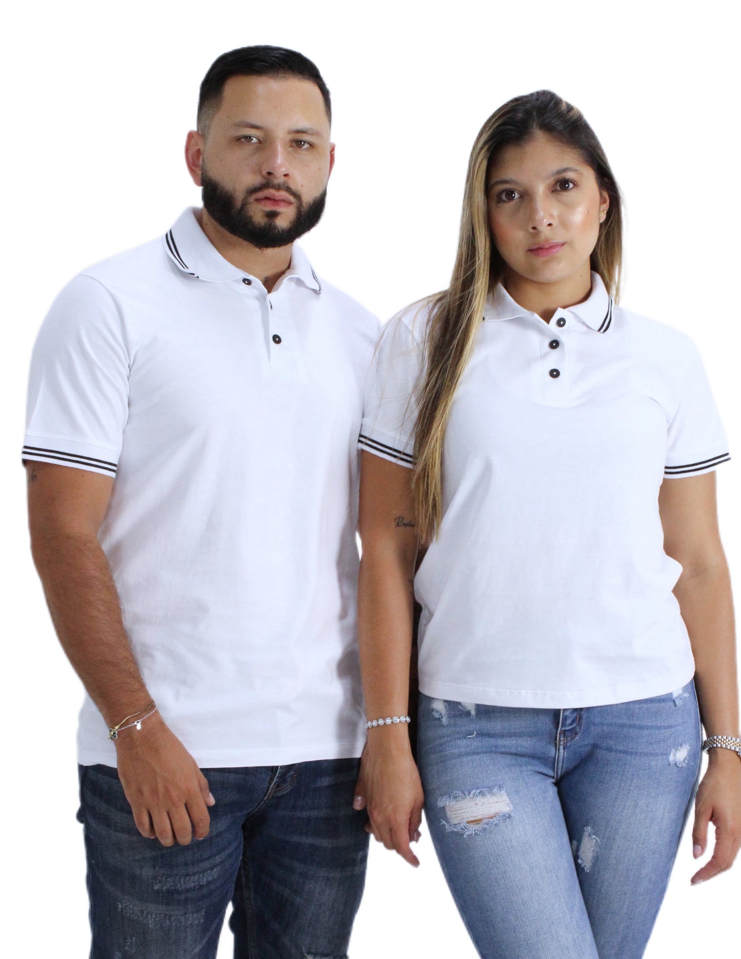 Tipo polo doble línea Dama